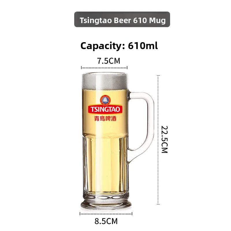 Beer Special Large Size 1000ml Glass Beer Mug
