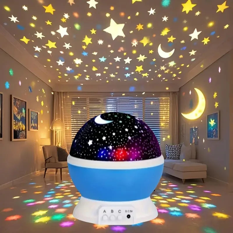 USB starry night light projector -360 ° rotatable, 9 color