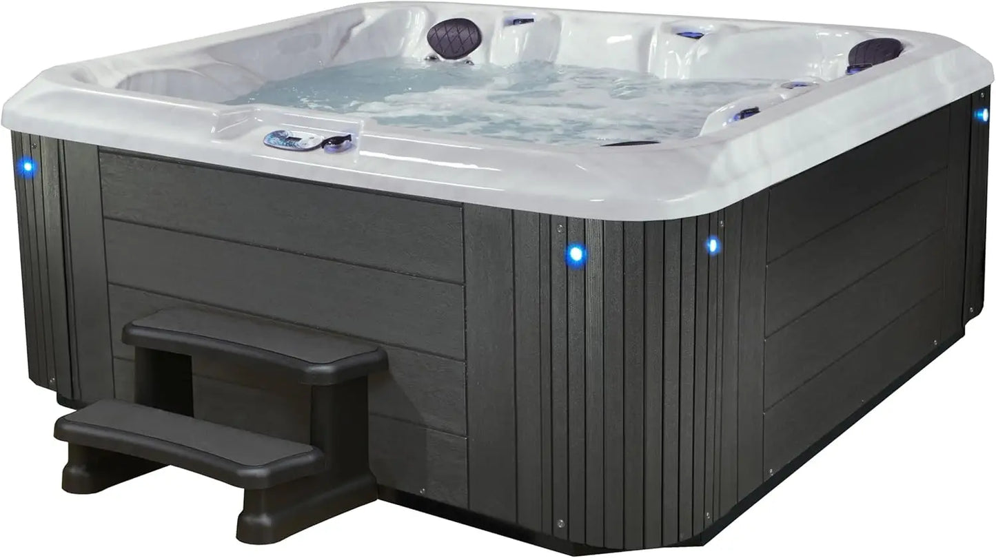 Outdoor Hot Tub, 5-6 Person 81-Jet Acrylic Spas