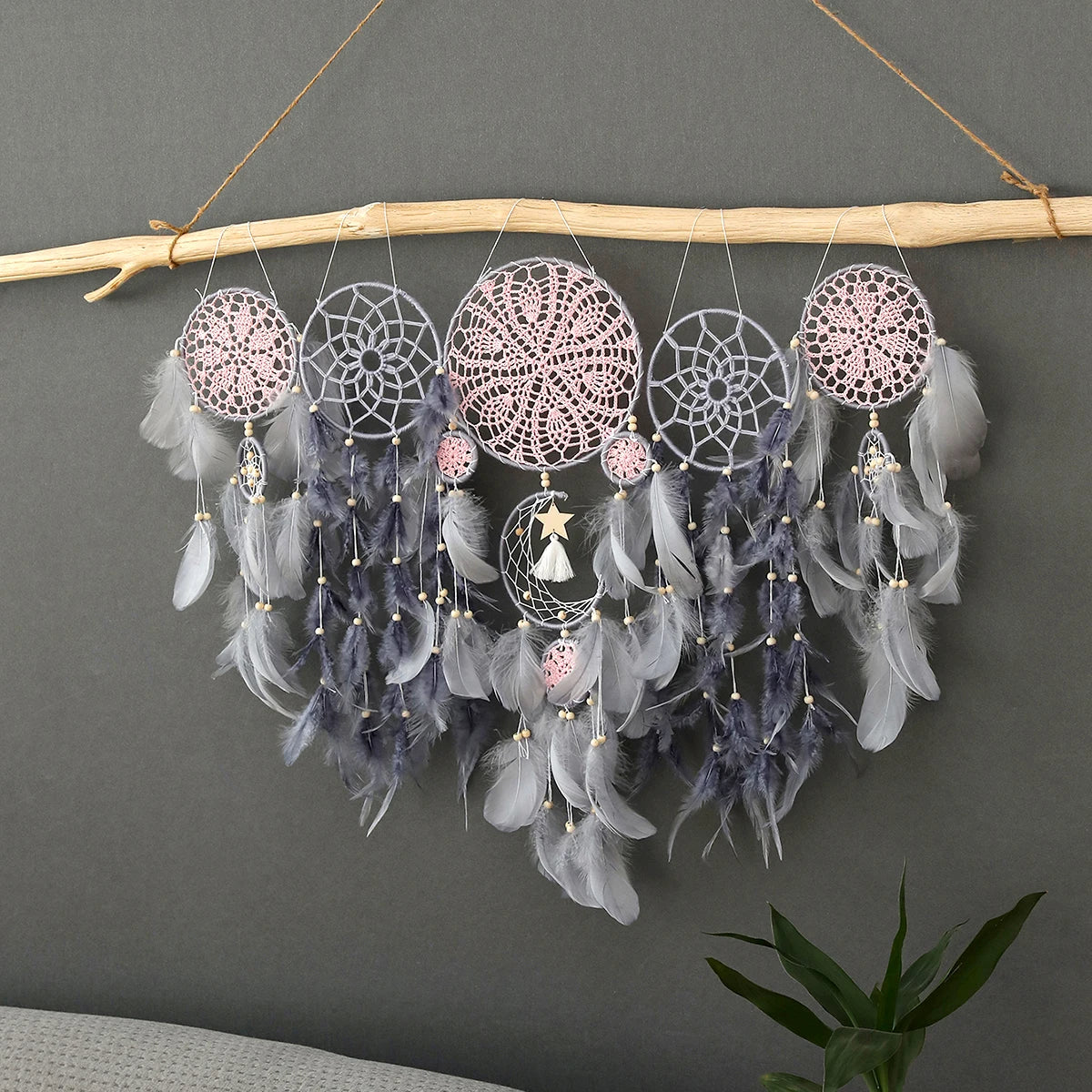 5pcs Large Dreamcatcher Living Room Bedroom Room