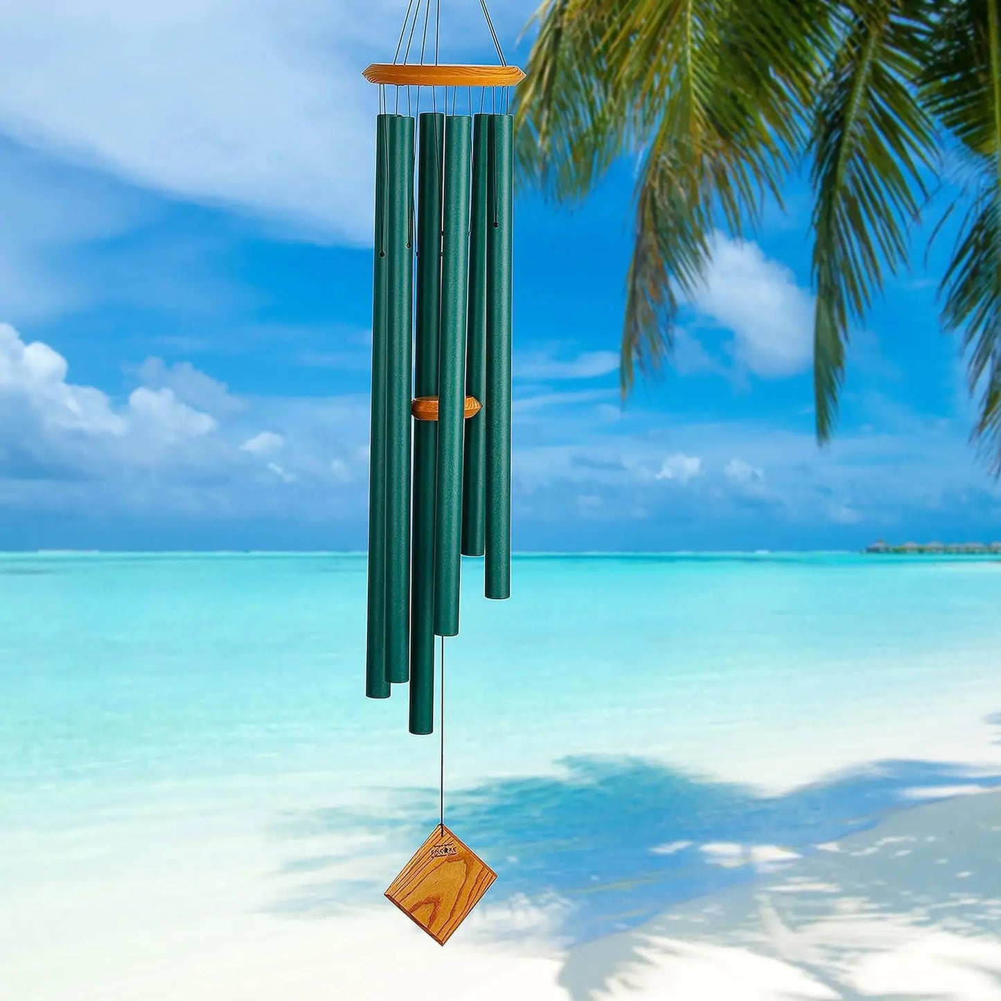 Wind Chimes of Neptune, 54'' Silver Wind Chime