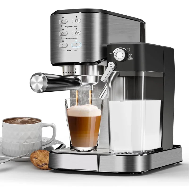 6-in-1 Espresso Machine, 20 BAR Cappuccino &   Latte