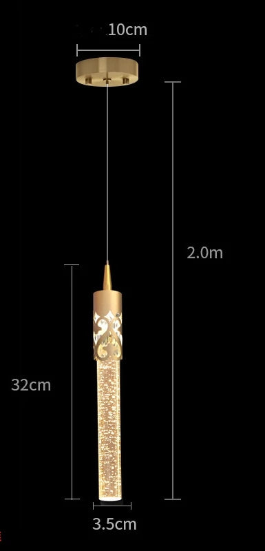 Modern Creative Lighting Crystal Led Pendant Lamp Chandelier