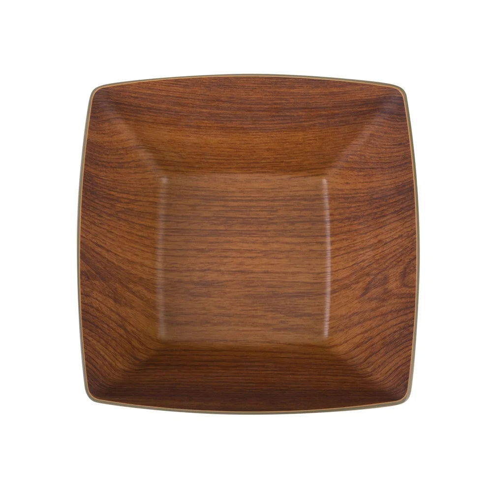 Large 9 Inch Mahogany Serving Bowl Dishwasher Safe