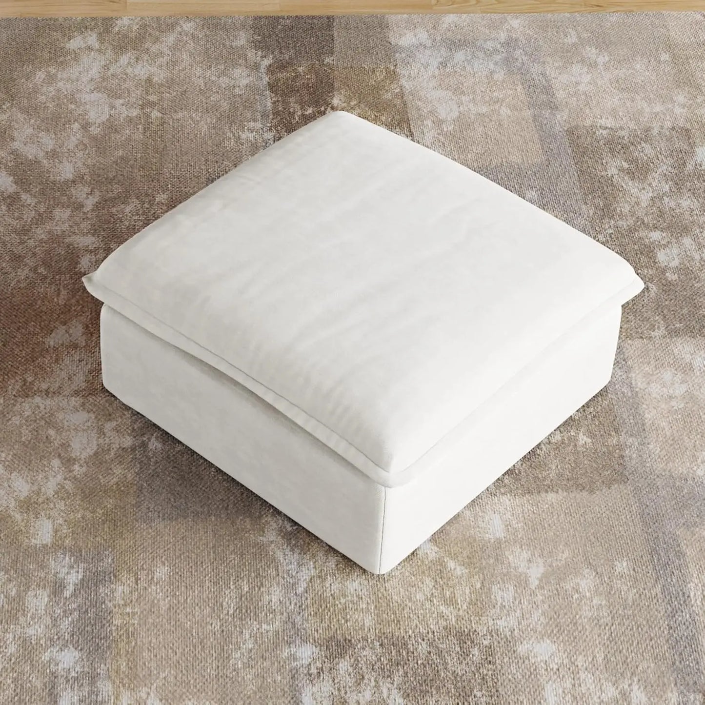 Ottoman Module, Minimalist Comfy Breathable Ottoman Footstool