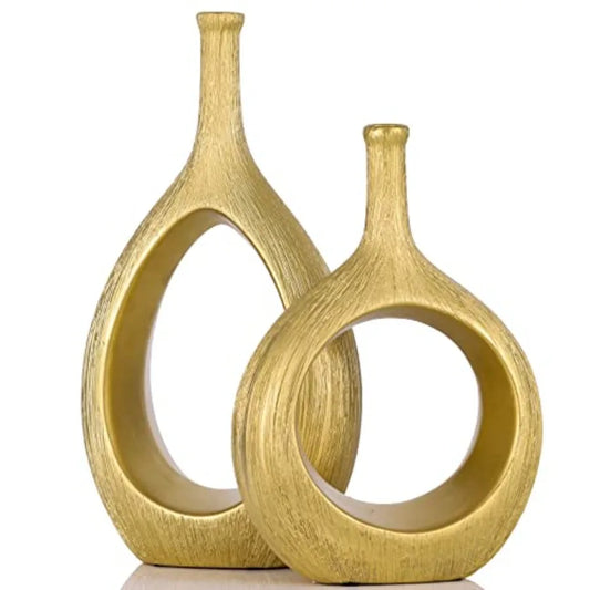 Ceramic and Vase Set of 2,