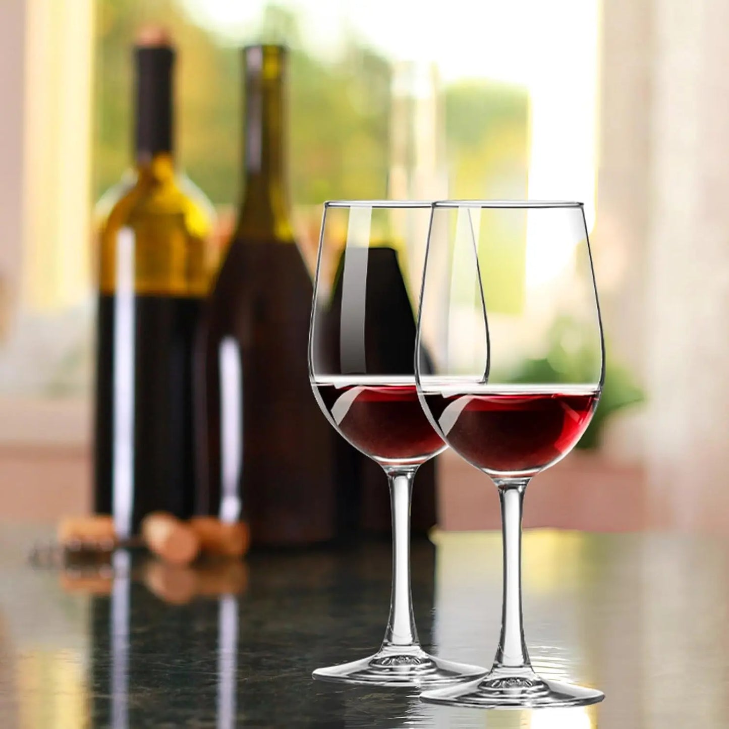 10 oz (Set of 2), Red Wine Glasses, Lead-free