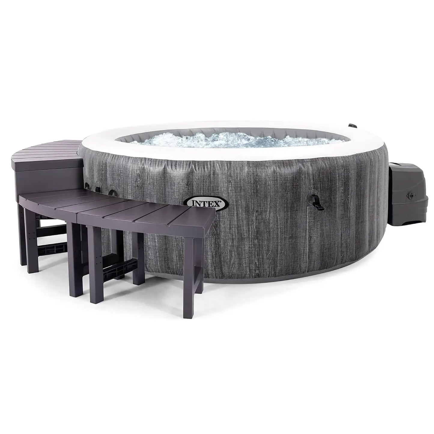 Inflatable  Hot Tub Jet Spa with 2 Medium and 2 Tall PureSpa Accessories