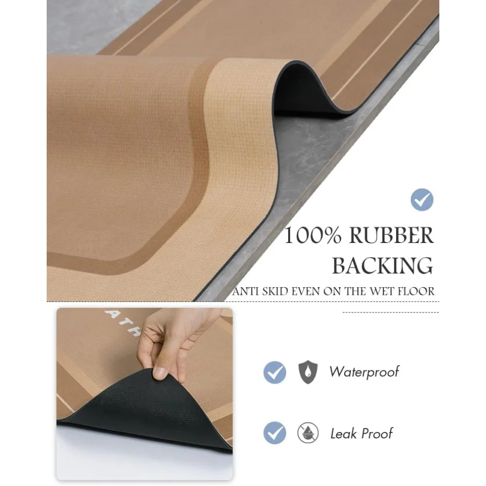 Bath Mat Rug Long Non Slip Super Absorbent Bathroom Runner