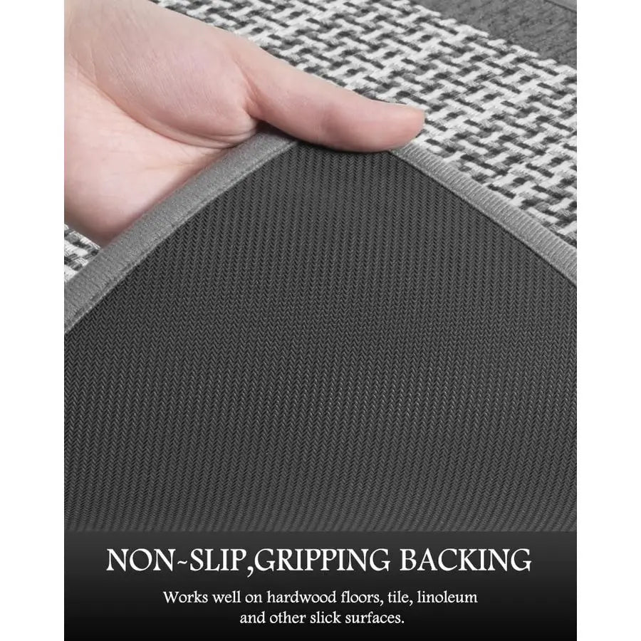 Non Slip Kitchen Rugs Sets of 2 Extra Large 2.5x6 20x32 Runner Rugs
