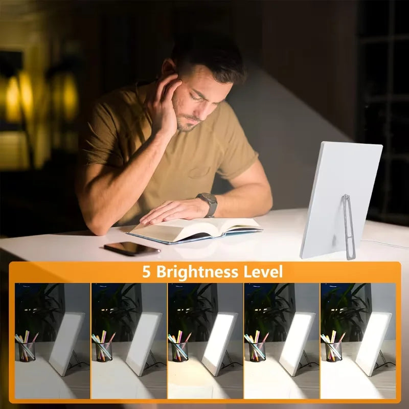 Sadness Treatment Lamp,10000 Lux LED Daylight, 3 Color Temperatures