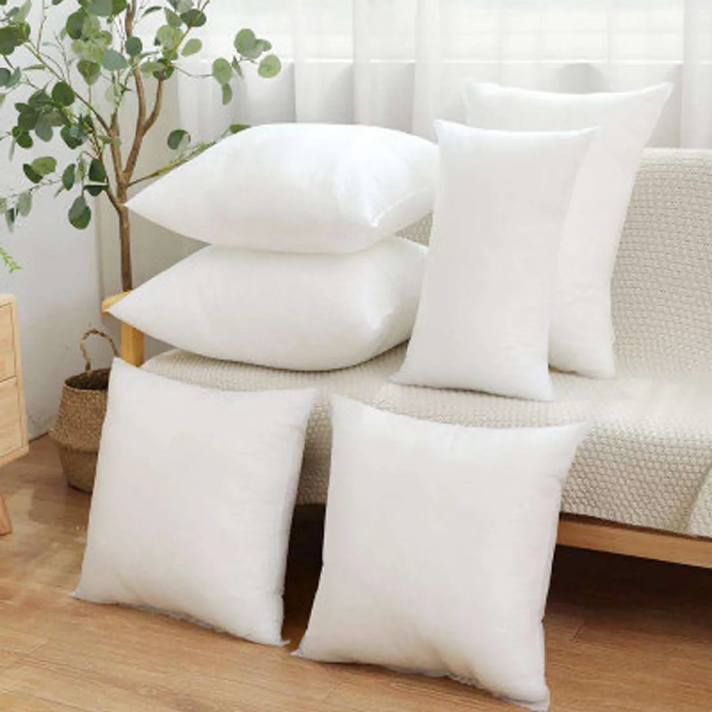 White Bounce Back Pillow Cushion Core 40x40/50x50/Cm