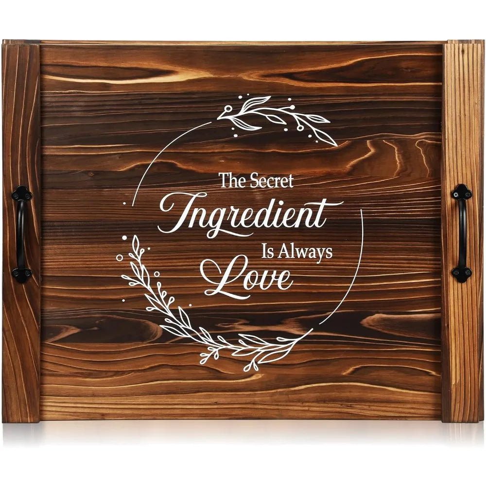 Stove Wooden Cover Stove Top Cutting Board with Handles 27.5 X 21.6