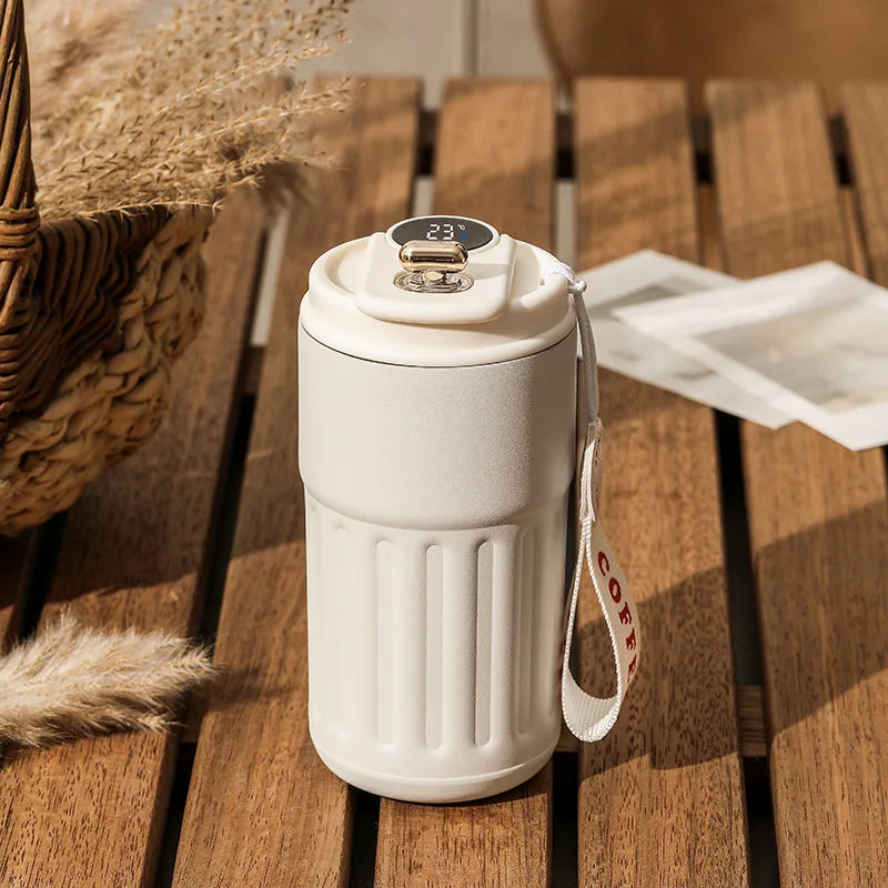 450ML Stainless Steel Thermo Water Bottle LED