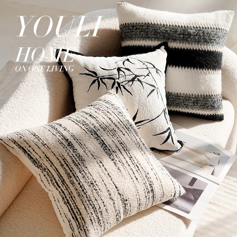 Modern Minimalist Pillows,and High-end Feel. Cushion Fabric