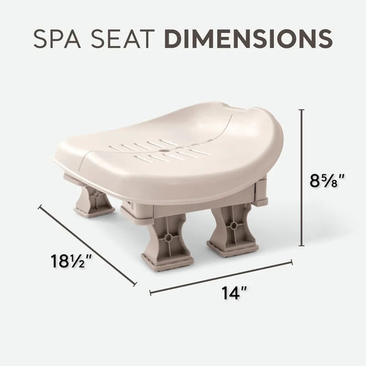 Non-Slip Removable Contoured Seat for Inflatable Hot Tub (2 Pack)