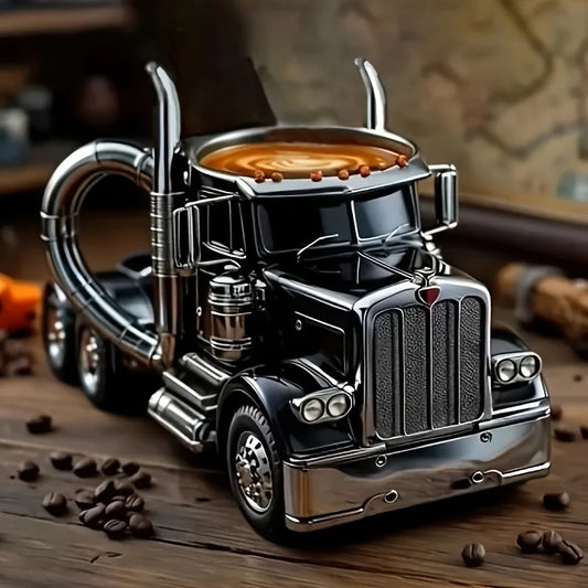 Mug Creative Handmade Semi-Truck Shaped Coffee Cup