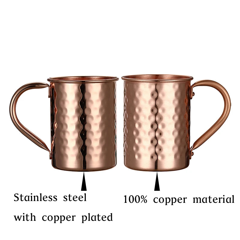 400ml 13.3oz 100% Copper Moscow Mule Mug