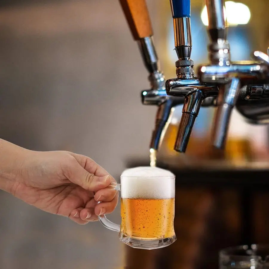 Set of 24 Mini Beer Mug, 5oz Mason Beer Mug Glass Beer Steins