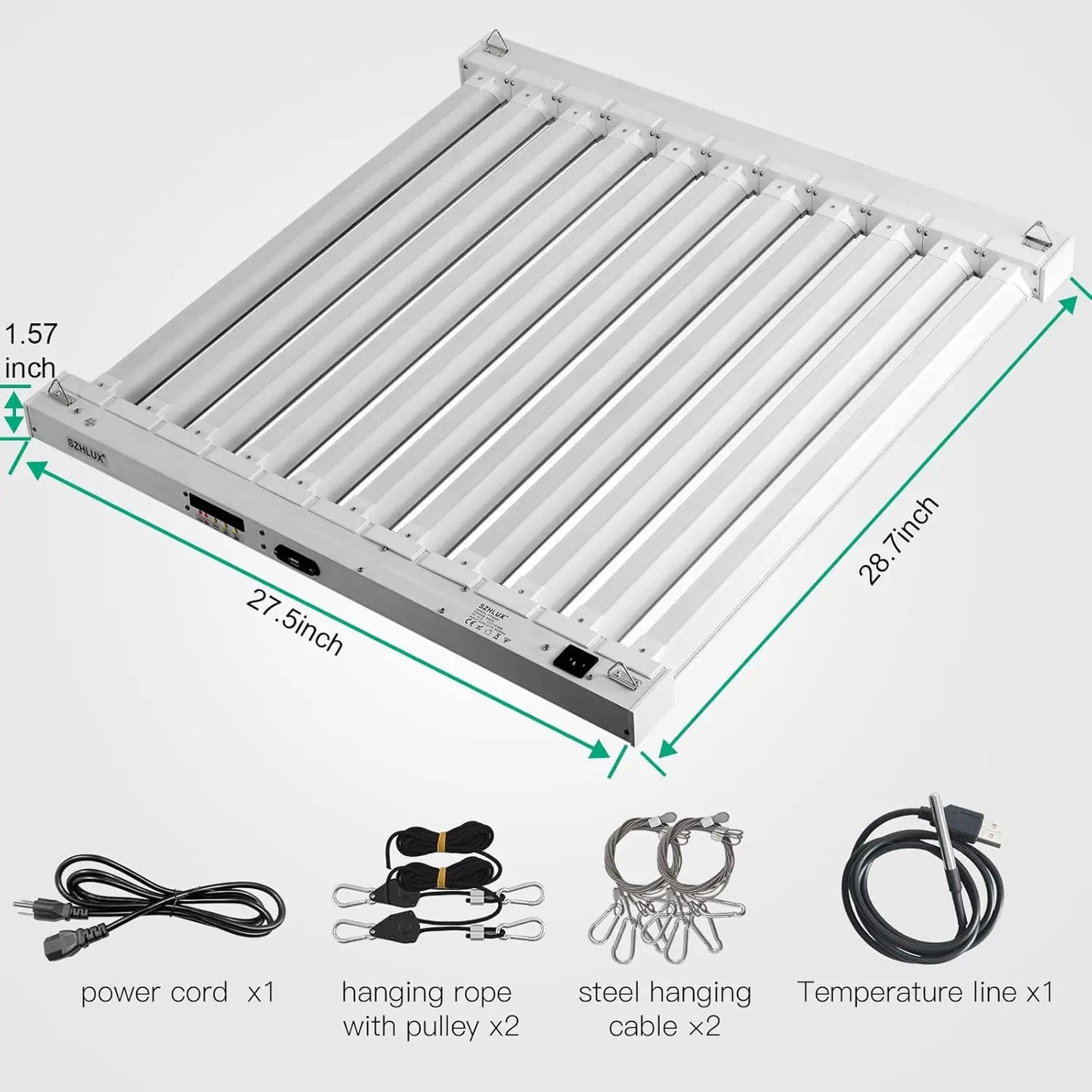 500W LED Grow Light 4x4/5x5ft  - Temp Control