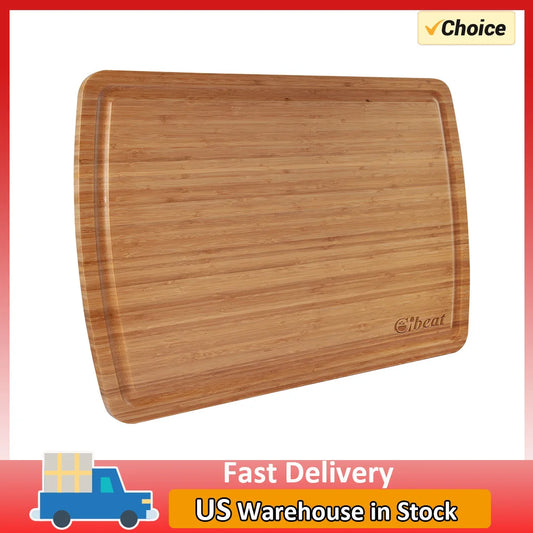 76x51cm Extra Large Cutting Board Bamboo Charcuterie Board