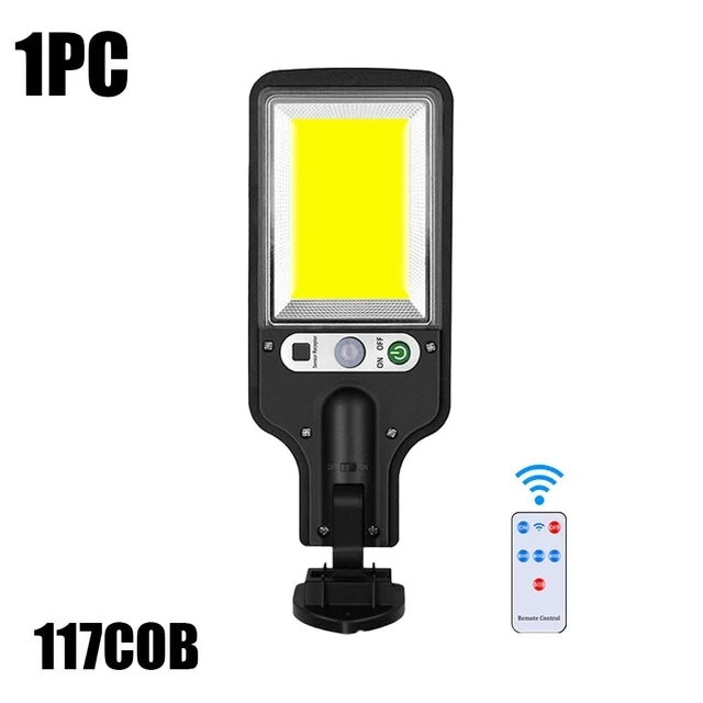 Solar Street Lights Outdoor, Solar Lamp With 3 Light Modes