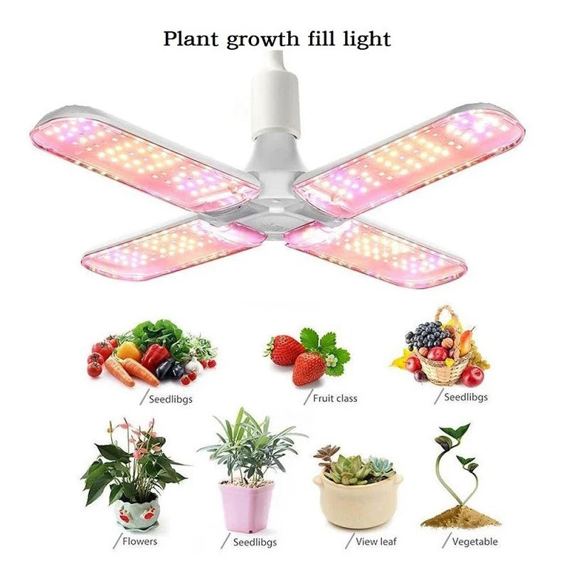 36W Full Spectrum E27 Plant Growing Light Foldable LED