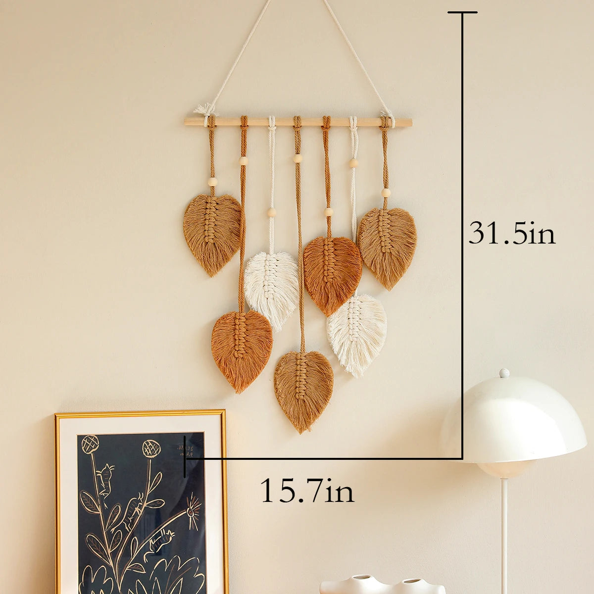 2pcs Bohemian hangings, hand-woven decorations