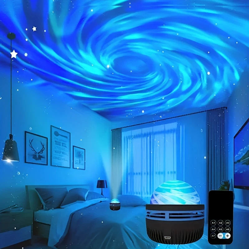 LED Galaxy Projection Light, 2-in-1