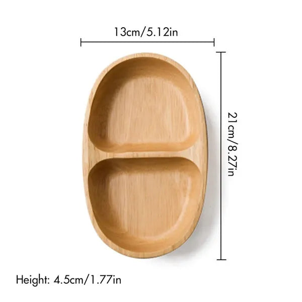 Boat Shape Serving Bowl  Natural Solid Oval Wooden Bowl