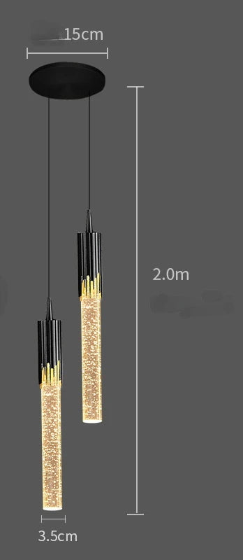 Modern Creative Lighting Crystal Led Pendant Lamp Chandelier