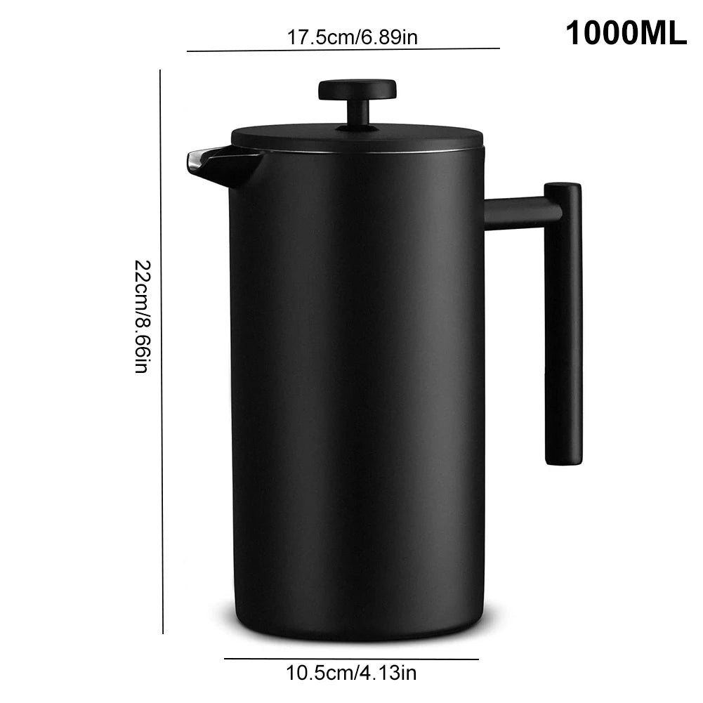 1000ML Coffee Maker Pot French Press Coffee Maker