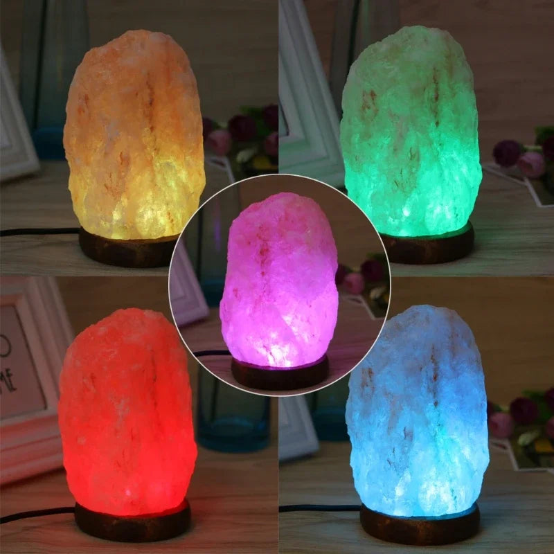 USB Wooden Base Himalayan Rock Salt