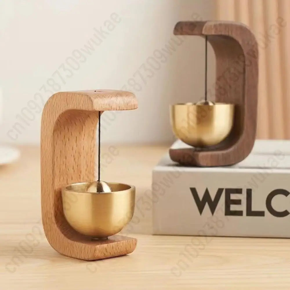 Hanging Wood Doorbell Chime Magnetic Loud Door Bell