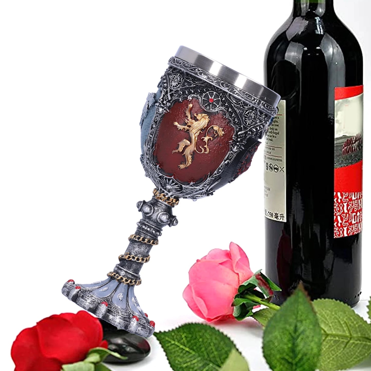 Wine Goblet Unique Pattern Beer Mug Water Cup Wine Goblet Whiskey Cup