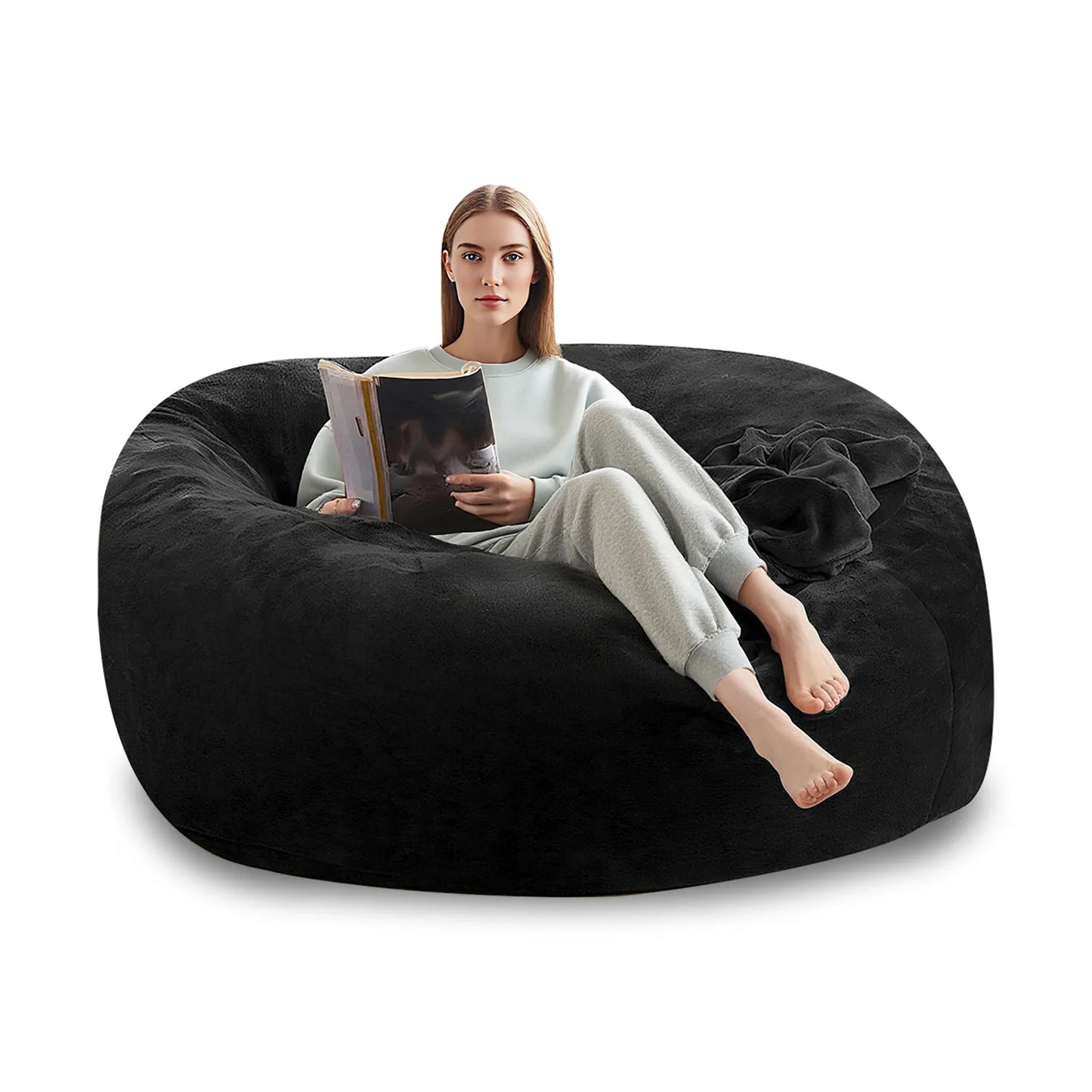 120CM×120CM×60CM, adult beanbag chair  memory foam chair,