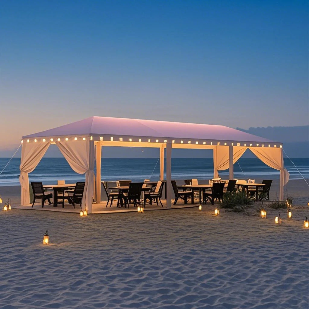 10x10 10x20 10x30ft Party Tent Gazebo Removable Sidewalls | Waterproof