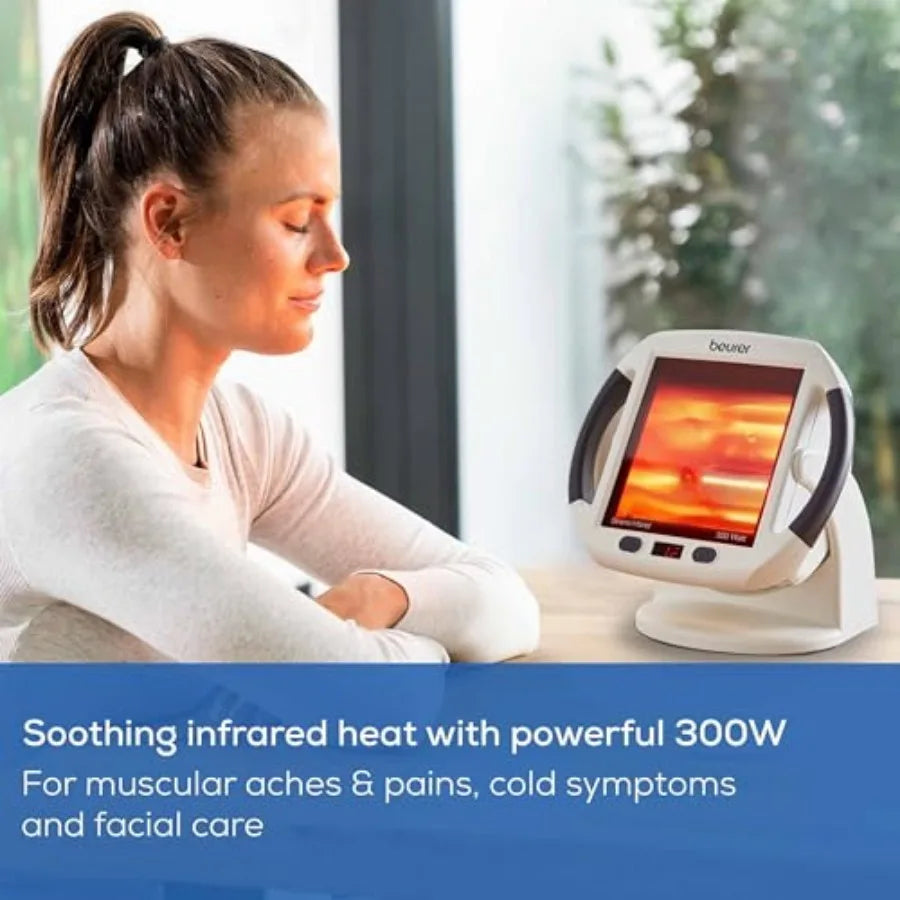 Beurer IL50 Infrared Heat Lamp Heated Red Light Therapy