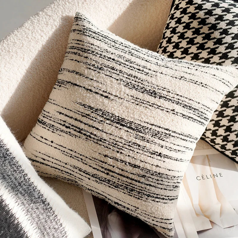 Modern Minimalist Pillows,and High-end Feel. Cushion Fabric