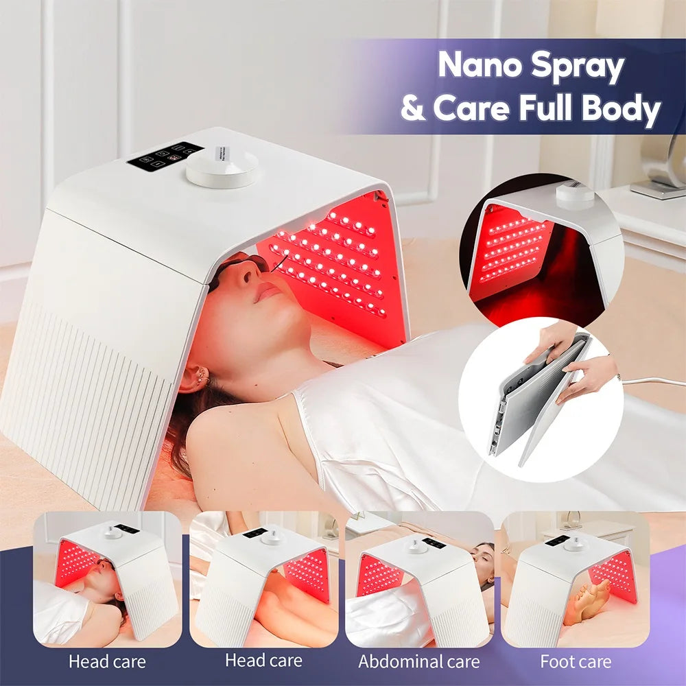 Foldable 7 Color LED Photon Facial Body Beauty Machine