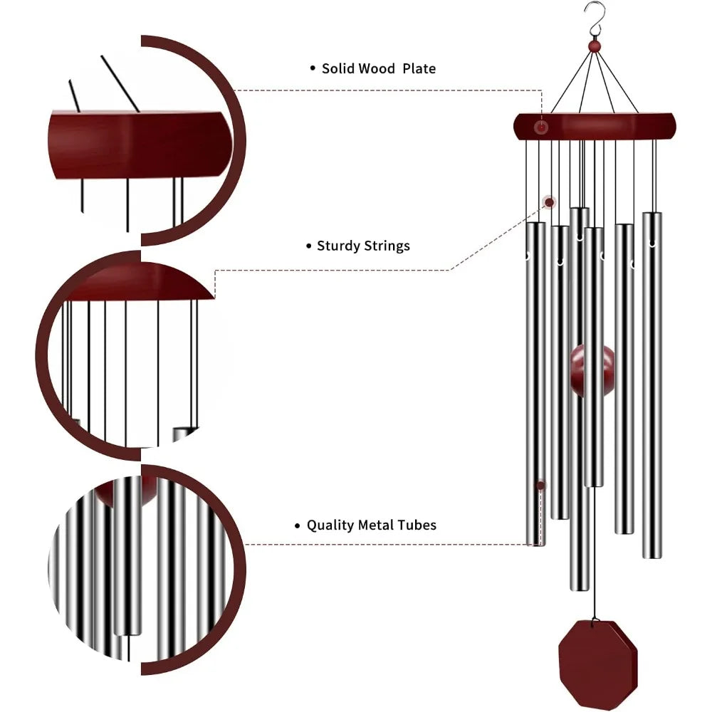 Large Deep Tone Memorial Wind Chimes
