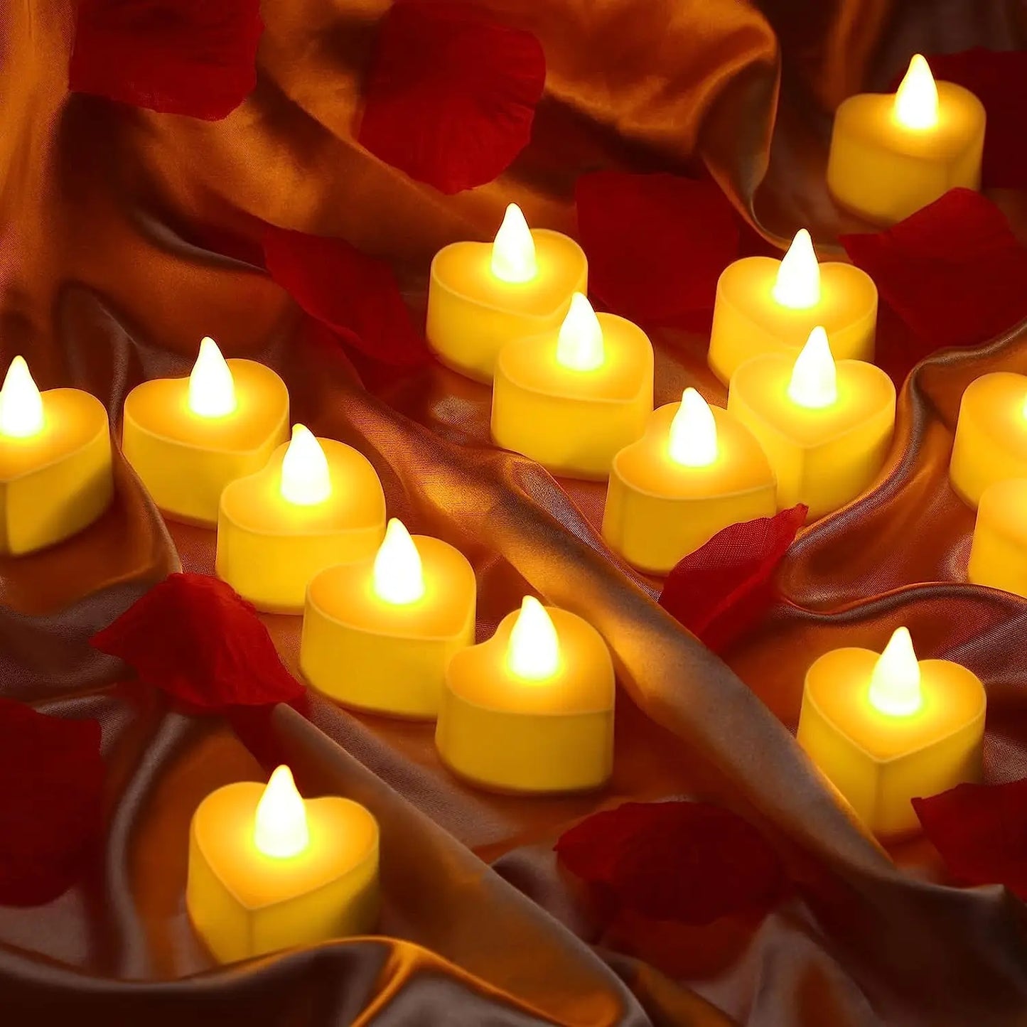 Flameless LED Votive Candles Set 100+Hour Lasting Electric Candles