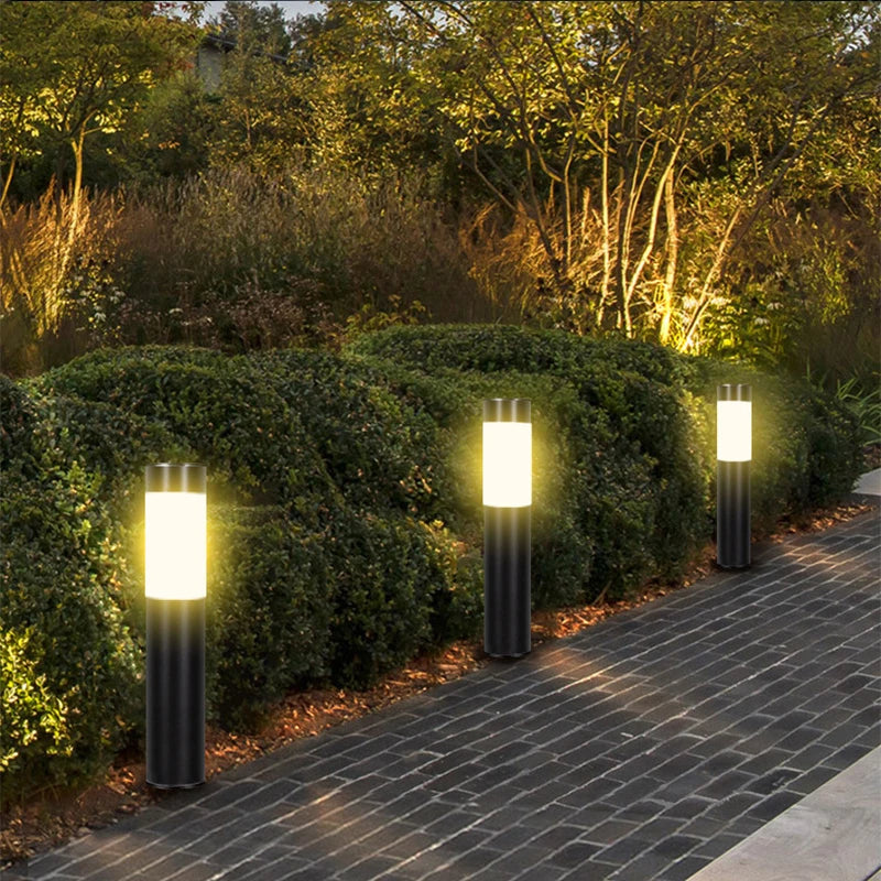 Solar Garden Pathway Lights Outdoor LED Lighting Ground Plug