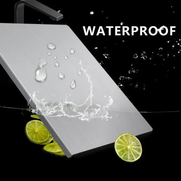 Stainless Steel Chopping Board, Non-slip Kitchen Chopping Board