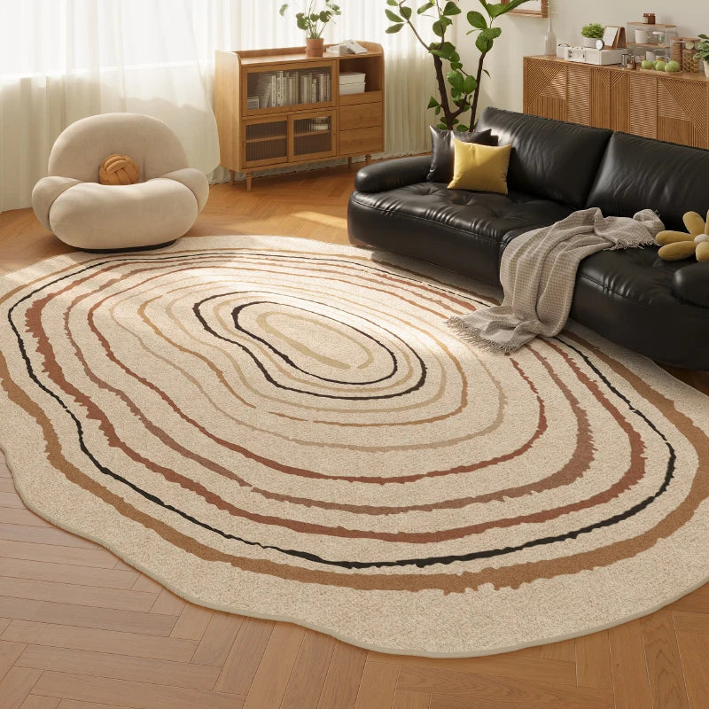 Irregular Shapes Rugs Thick Anti-slip Fluffy