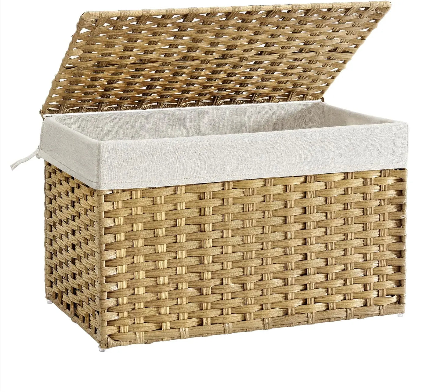 Storage Basket with Lid 42.3 Gallon (160L) Woven