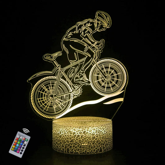 Mountain Bike Night Light LED USB 16 color - Remote Room