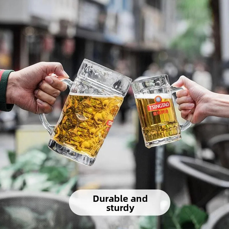 Beer Special Large Size 1000ml Glass Beer Mug