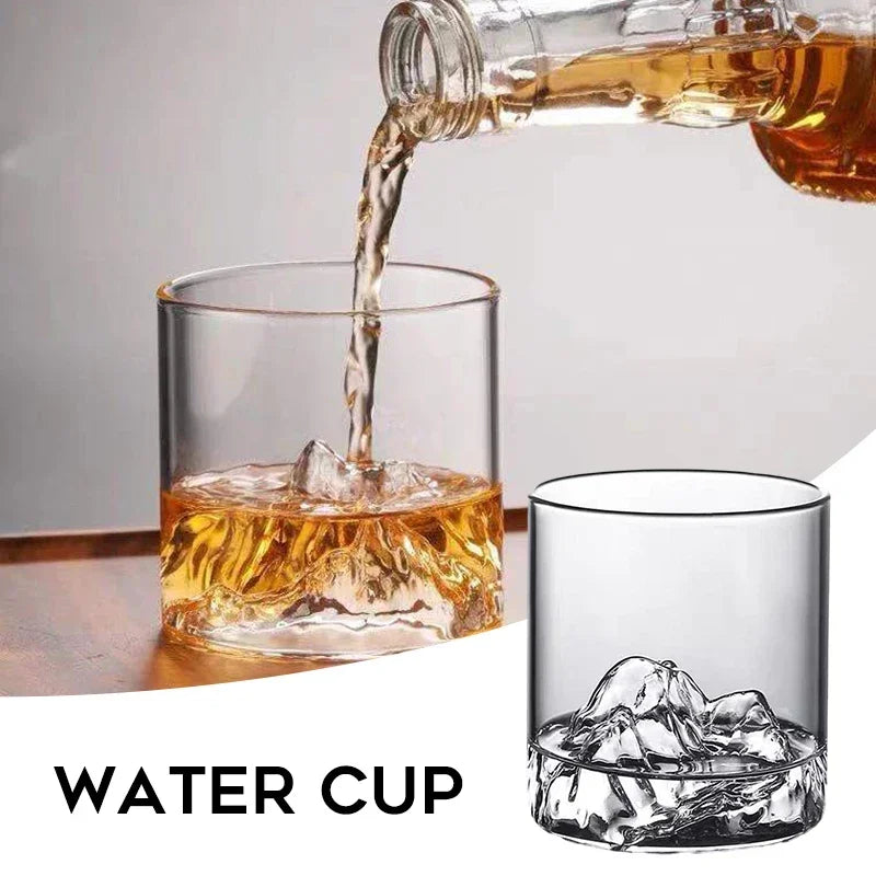 Glass Mountain Viewing Cup Mount Fuji Whiskey Cup