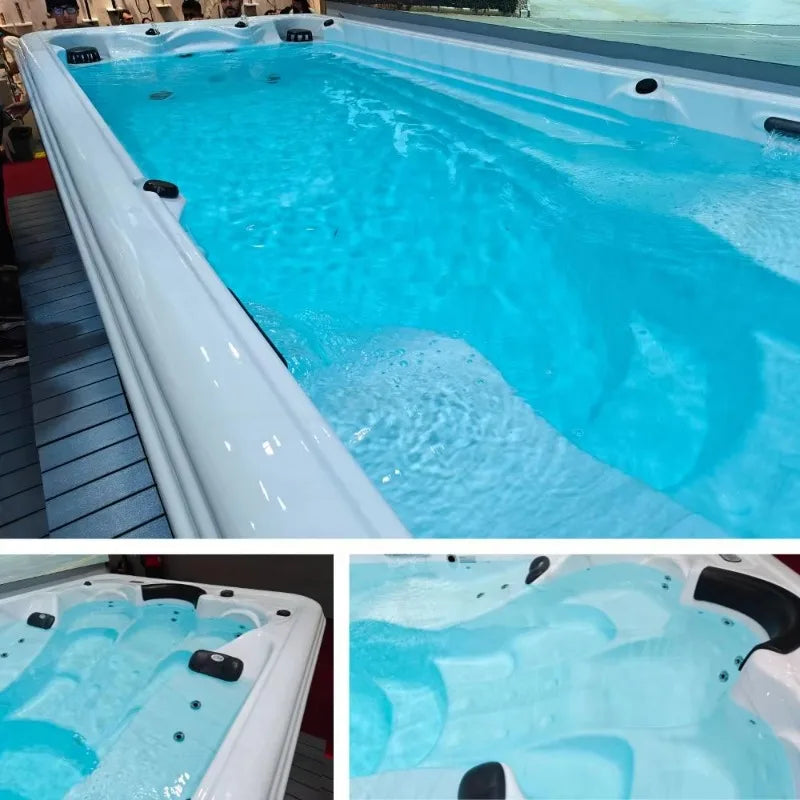 Large Freestanding Massage Swimming Pool Hot Tub Outdoor Spa